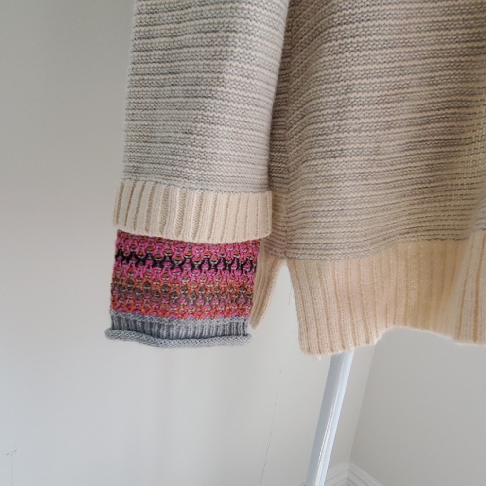 Sweater with unique sleeves